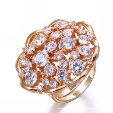 женщины мода набор ювелирных изделий в Дубае кольцо с голубым камнем белое золото бриллианты